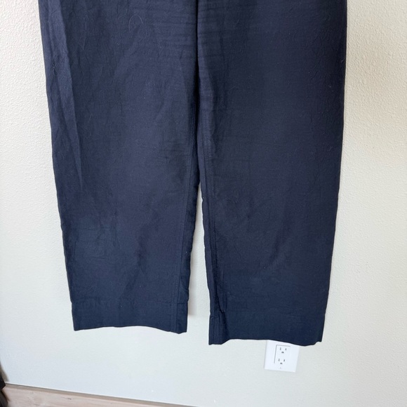 APIECE APART Classic Merida High Waist Wide Leg Pant Navy Business Casual Size 8 - Picture 5 of 15